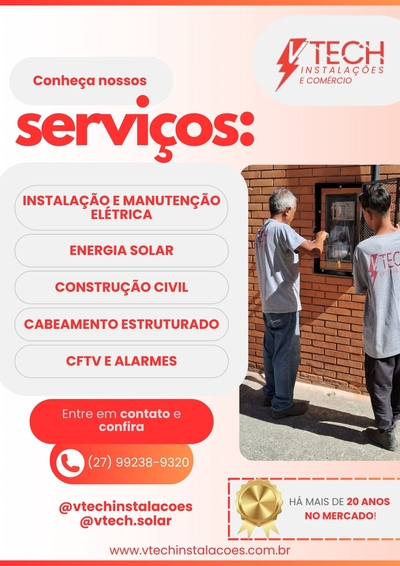 Vtech Instalações e Comércio